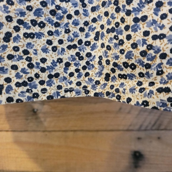 J. Crew Mercantile women's floral ruffled sleeve top size 8 - Picture 6 of 10